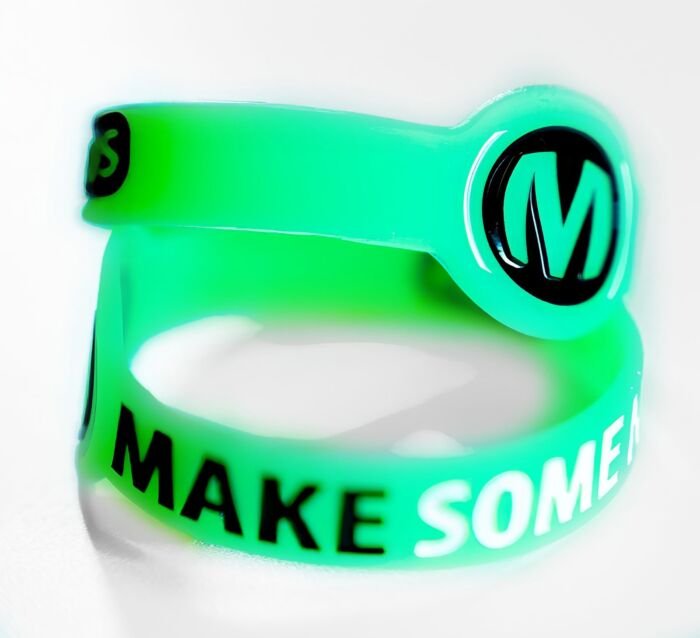 MSNK polsbandje Groen - Glow in the dark - Afbeelding 6