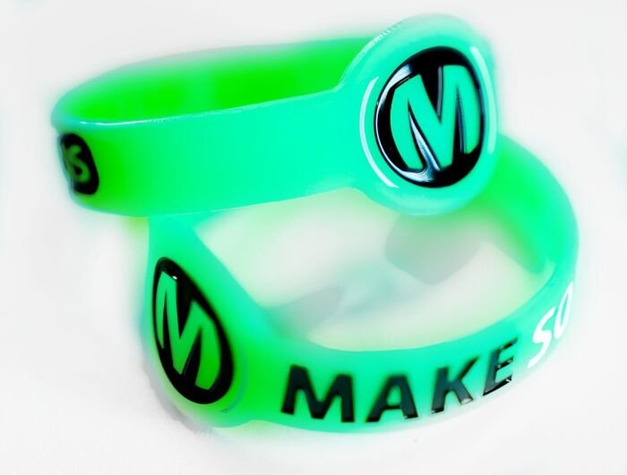 MSNK polsbandje Groen - Glow in the dark - Afbeelding 3