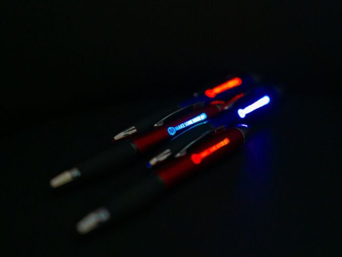Pen rood met multicolor ledeffect - Afbeelding 5