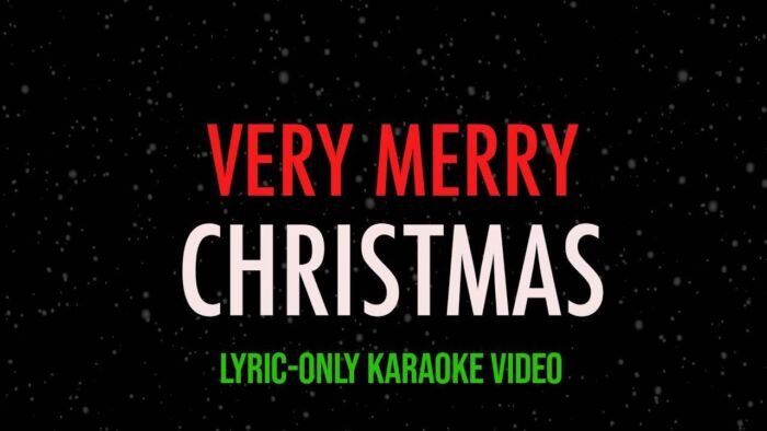 Very Merry Christmas (Lyric-Only Karaoke video)